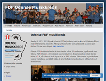 Tablet Screenshot of fdfodensemusik.dk